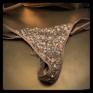 Sequin thong